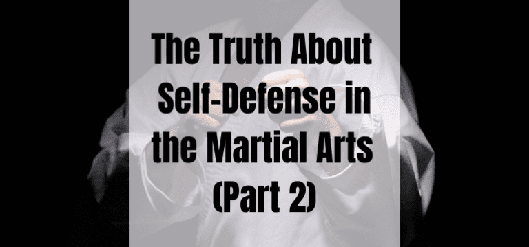 Self-Defense and the martial arts