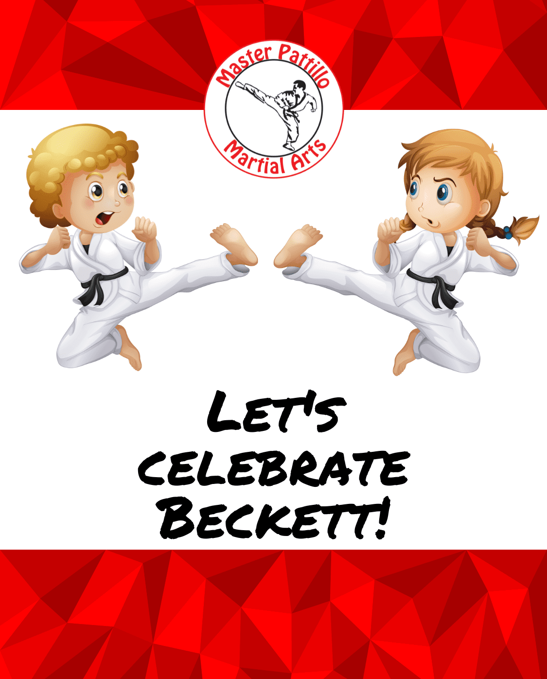 Birthday Party RSVP | Master Pattillo Martial Arts Winder